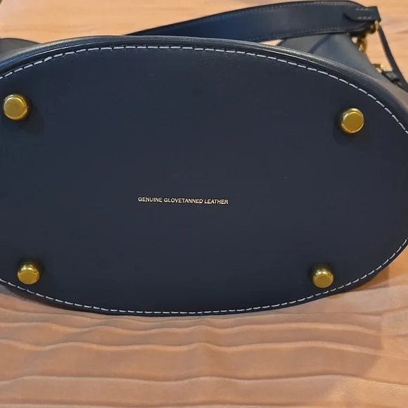 Coach Navy Blue Bucket Bag - Picture 6 of 10